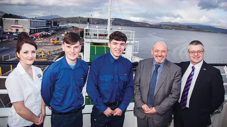 CalMac apprentices celebrate a year of firsts as part of the Scottish Apprenticeship Week