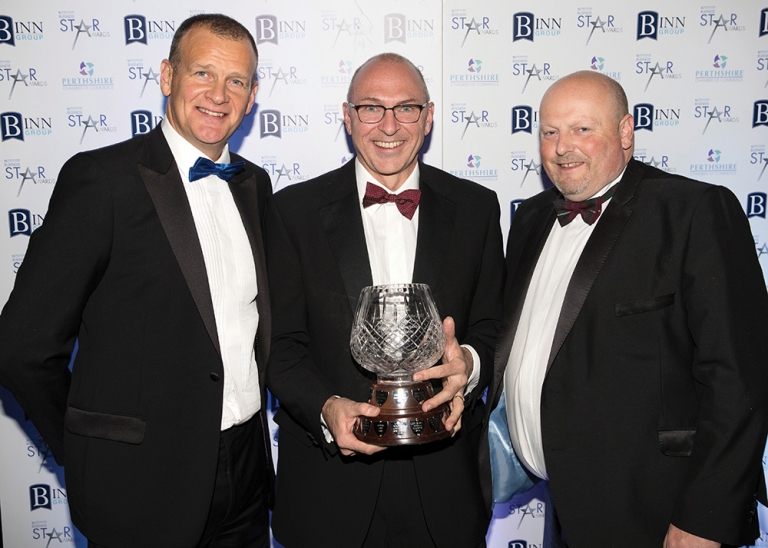 Smiles all round for Perthshire’s top business