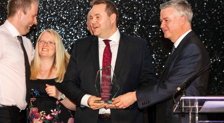 Clyde Training Solutions scoop Dunbartonshire Chamber Business of the Year at working4business Awards 2018