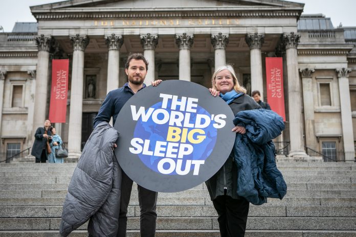 Josh Littlejohn MBE and Dame Louise Casey - The World's Big Sleep Out