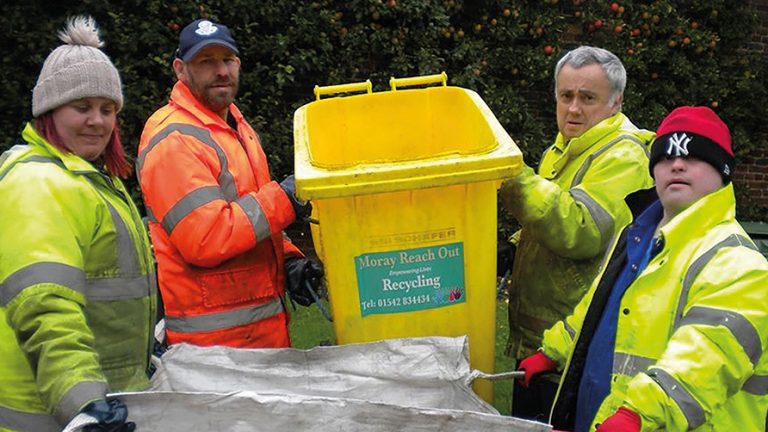 Moray Chamber Members collaborate on initiative to recycle local plastic waste