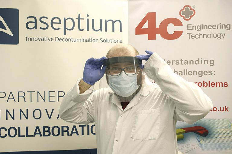 Inverness companies collaborate to make 1,000 face-shields and release design for open-source manufacture