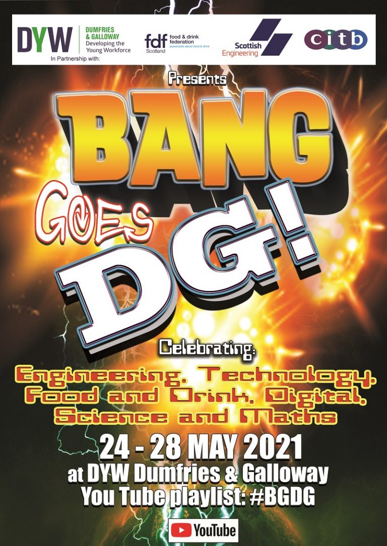 DYW Dumfries and Galloway’s STEM event moves to You Tube!