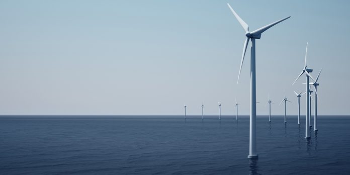Windturbines on the ocean
