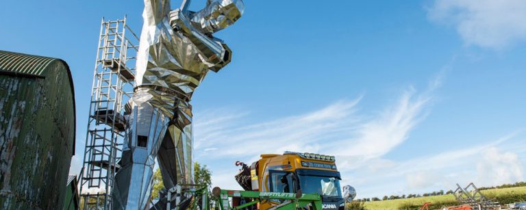 Construction of a new sculpture honouring Inverclyde’s shipbuilding heritage begins