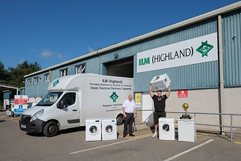 World’s Strongest Man helps ILM Highland celebrate 2,054 tonnes of electrical recycling in last 12 months