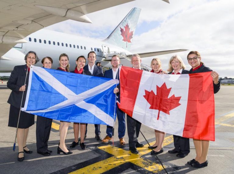 Air Canada Resumes Non-Stop Service between Edinburgh and Toronto