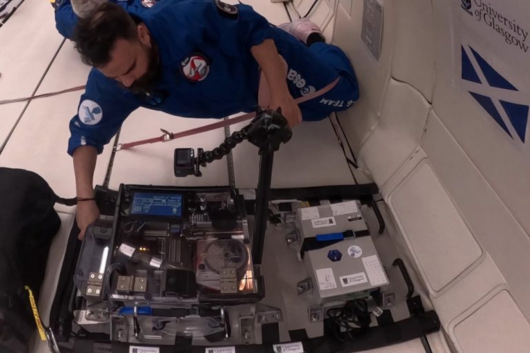 Research blasts off towards future space factory development