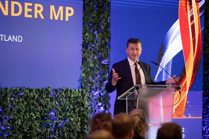 Douglas Alexander MP at addresses Highland Business Awards 2025 guests