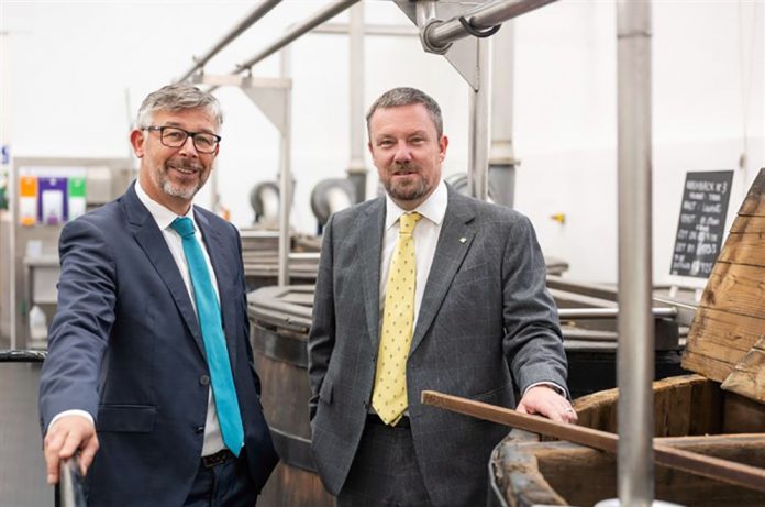 G&M Mr Geary with Neil Urquhart, the family firm's chairman.