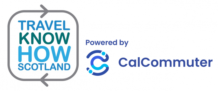 Travel Know How Scotland powered by CalCommuter logo (1)